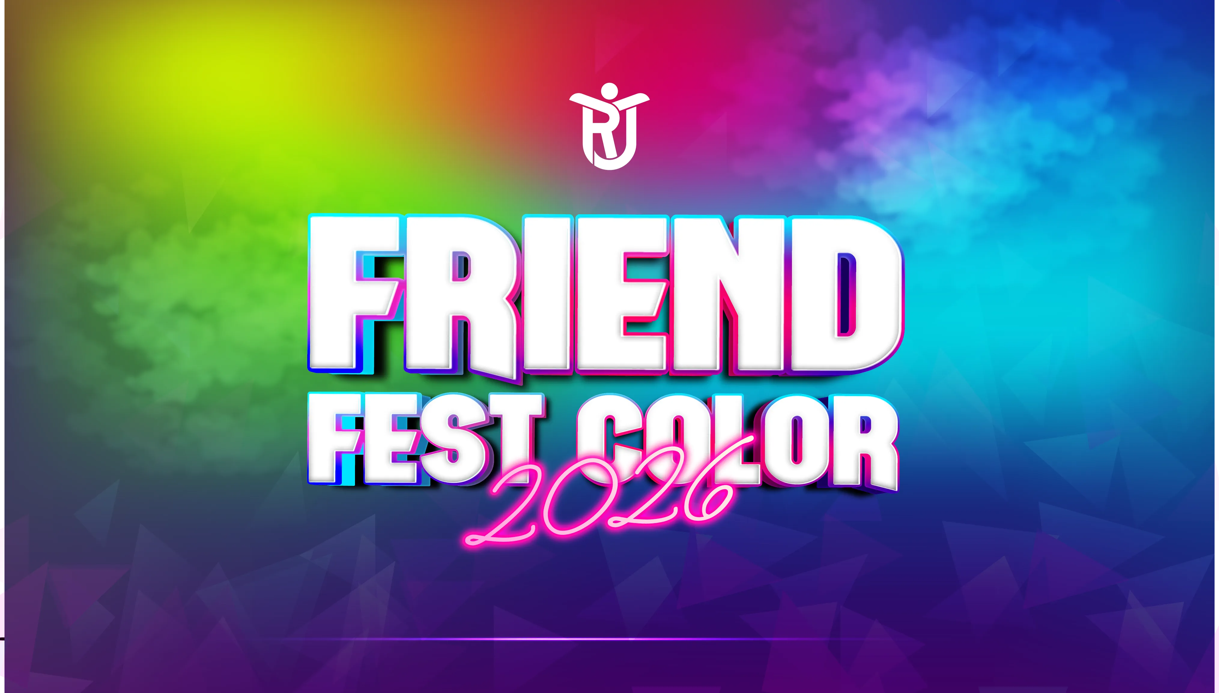 Banner del evento Friend Fest Color